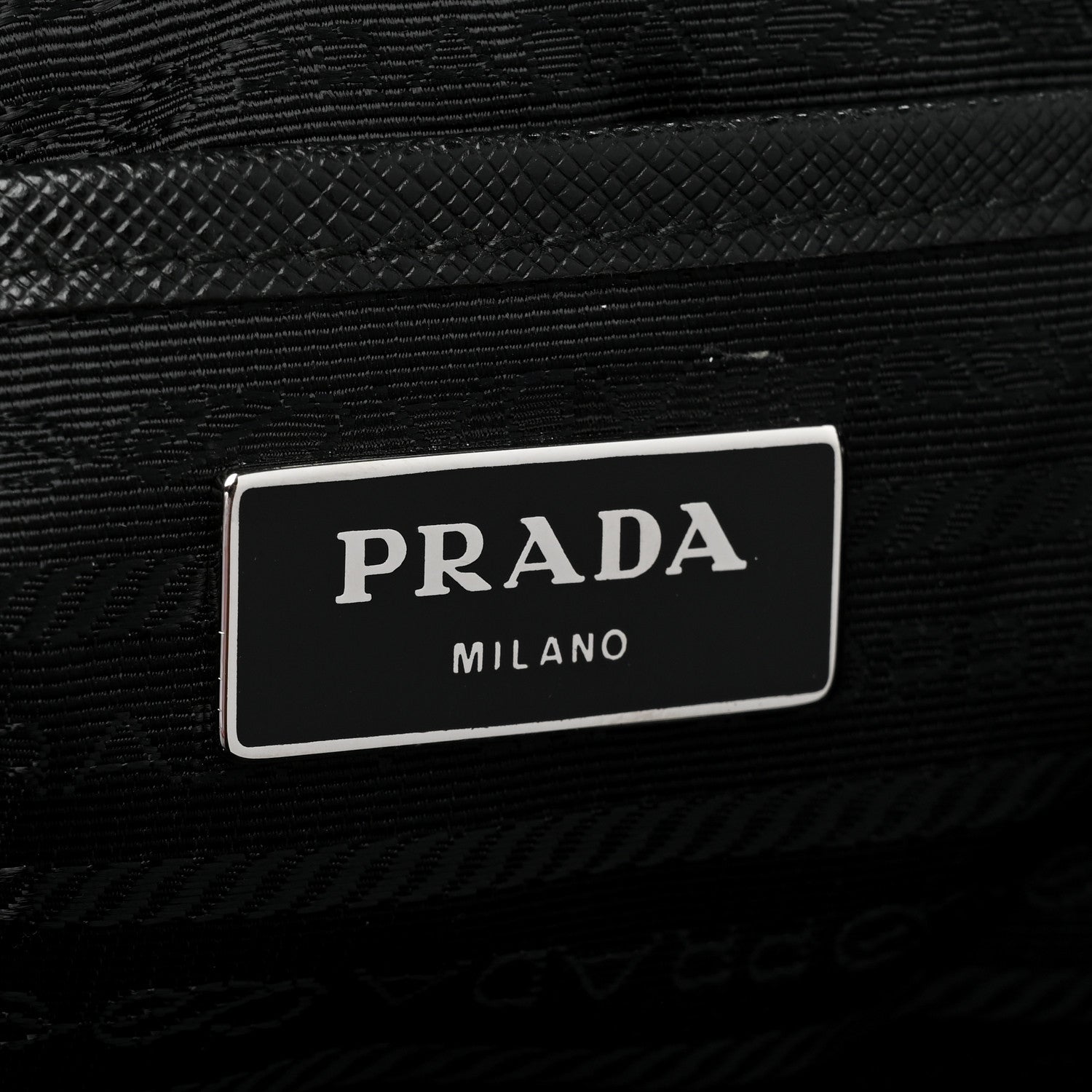 Prada Nylon New Vela Studded Backpack Black Green 6 of 8