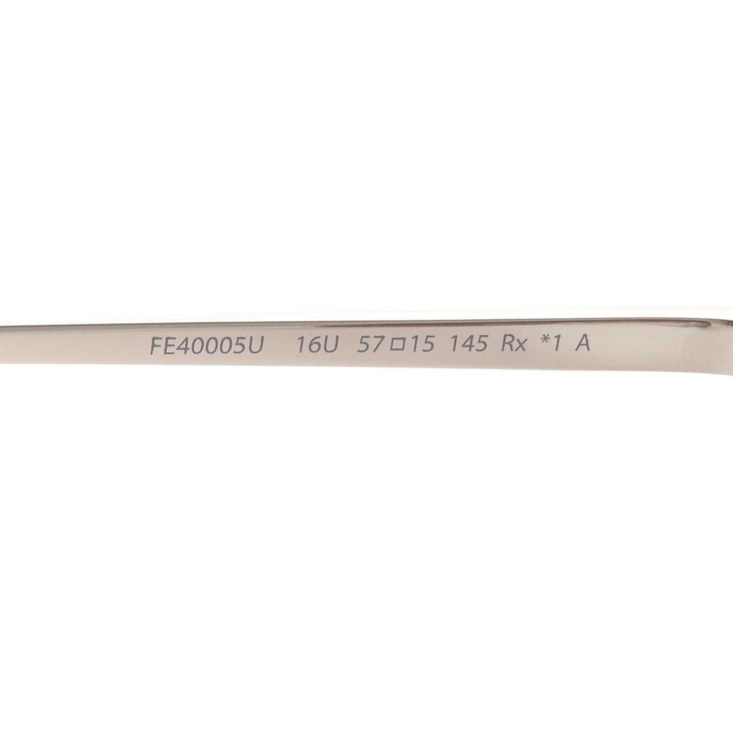 Fendi Metal Aviator Sunglasses FF40005U Silver Rose 6 of 6