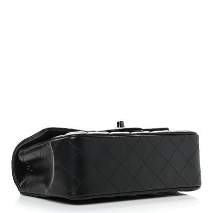 Chanel Lambskin Quilted Mini Rectangular Flap So Black 4 of 9