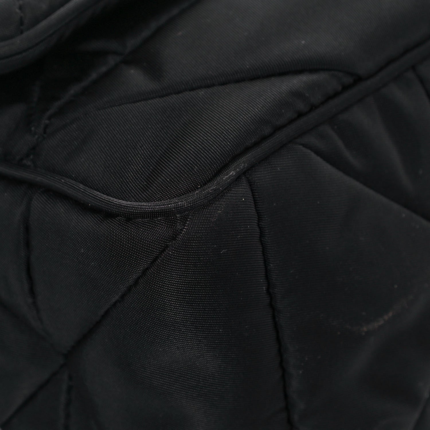 Prada Re-Nylon Quilted Padded Flap Shoulder Bag Black 7 of 10