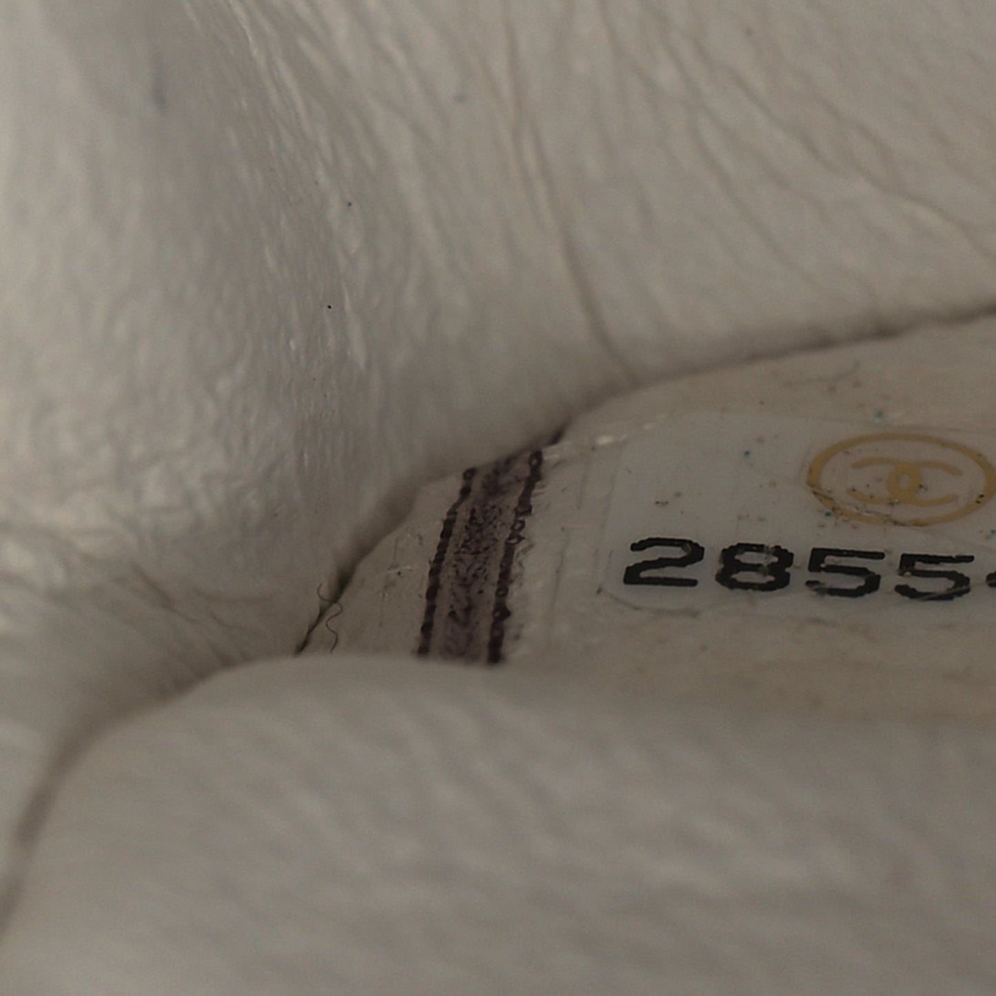 Caviar Quilted Medium Double Flap White