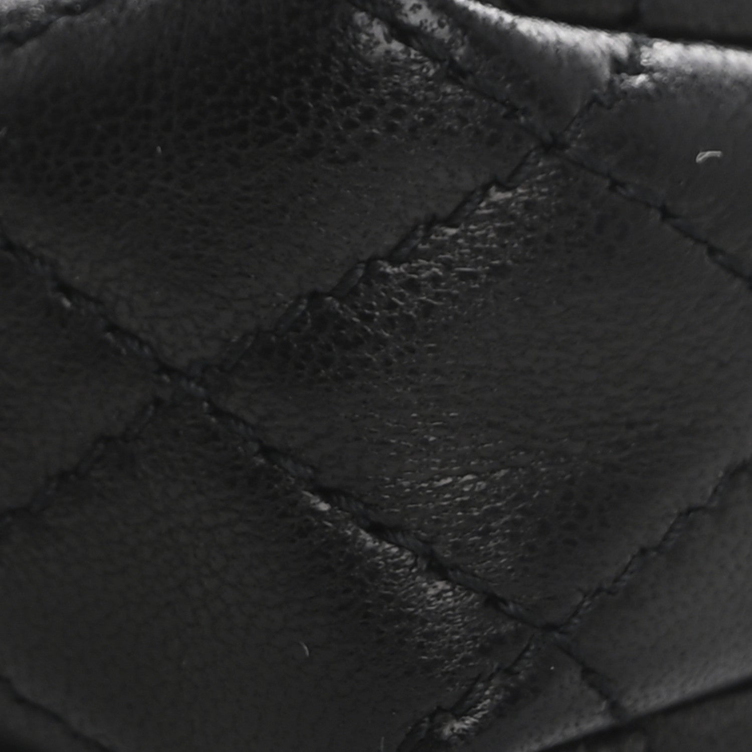 Saint Laurent Lambskin Quilted Gaby Zipped Pouch Black 10 of 11