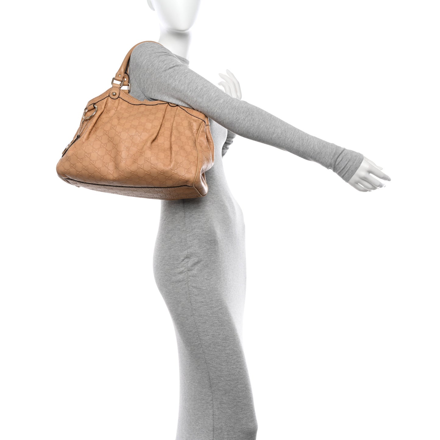 Guccissima Medium Sukey Tote Beige