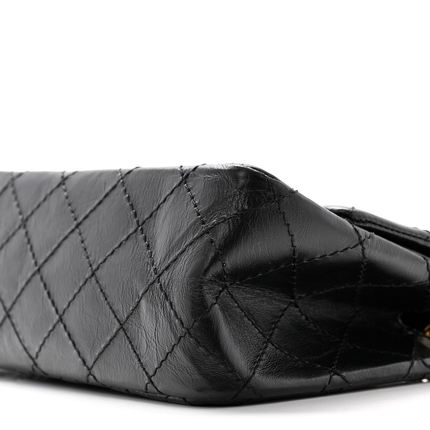 Chanel Aged Calfskin Quilted 2.55 Reissue Mini Flap Black 10 of 10