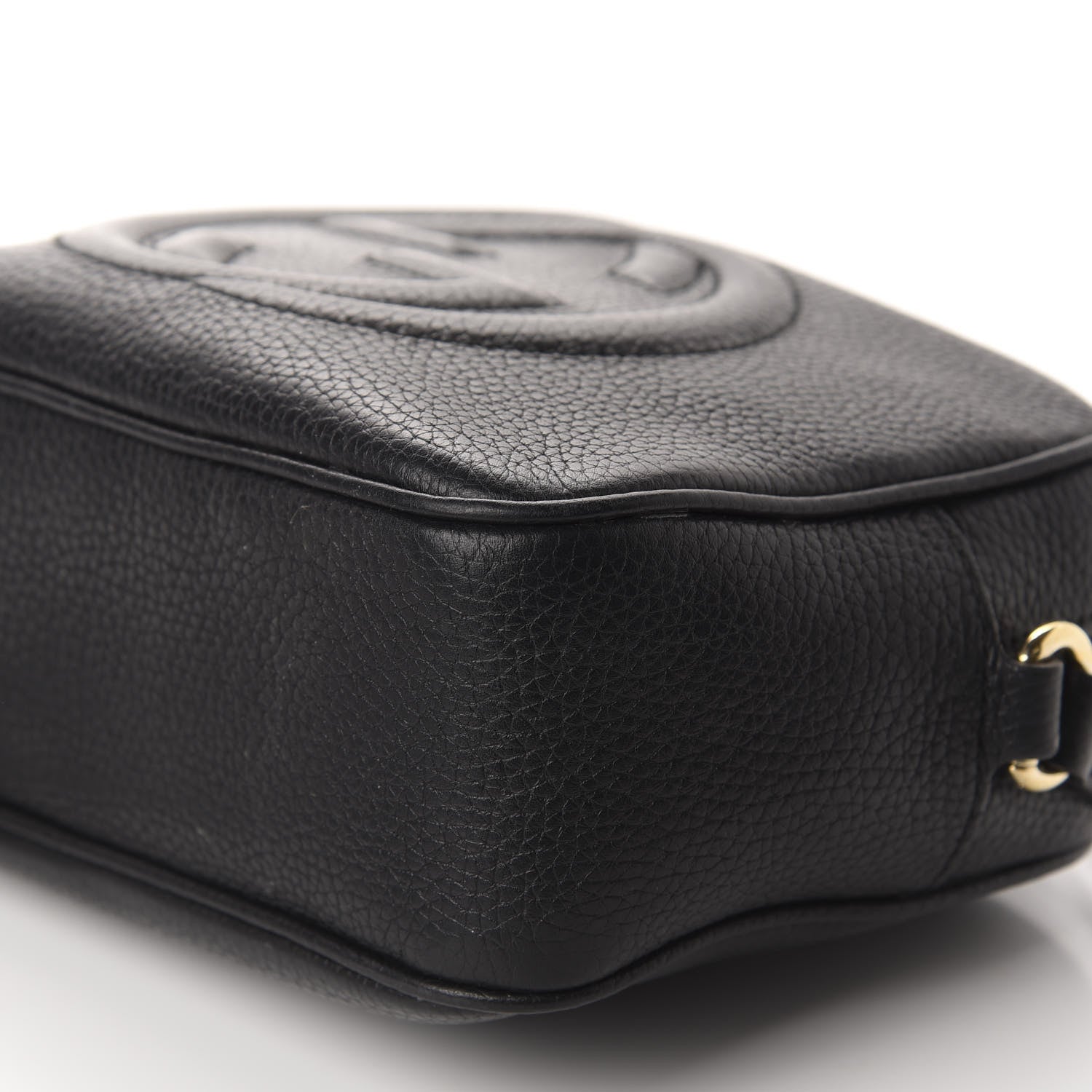 Gucci Pebbled Calfskin Small Soho Disco Bag Black 7 of 11