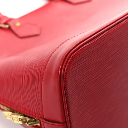 Louis Vuitton Epi Alma PM Castillan Red 11 of 13