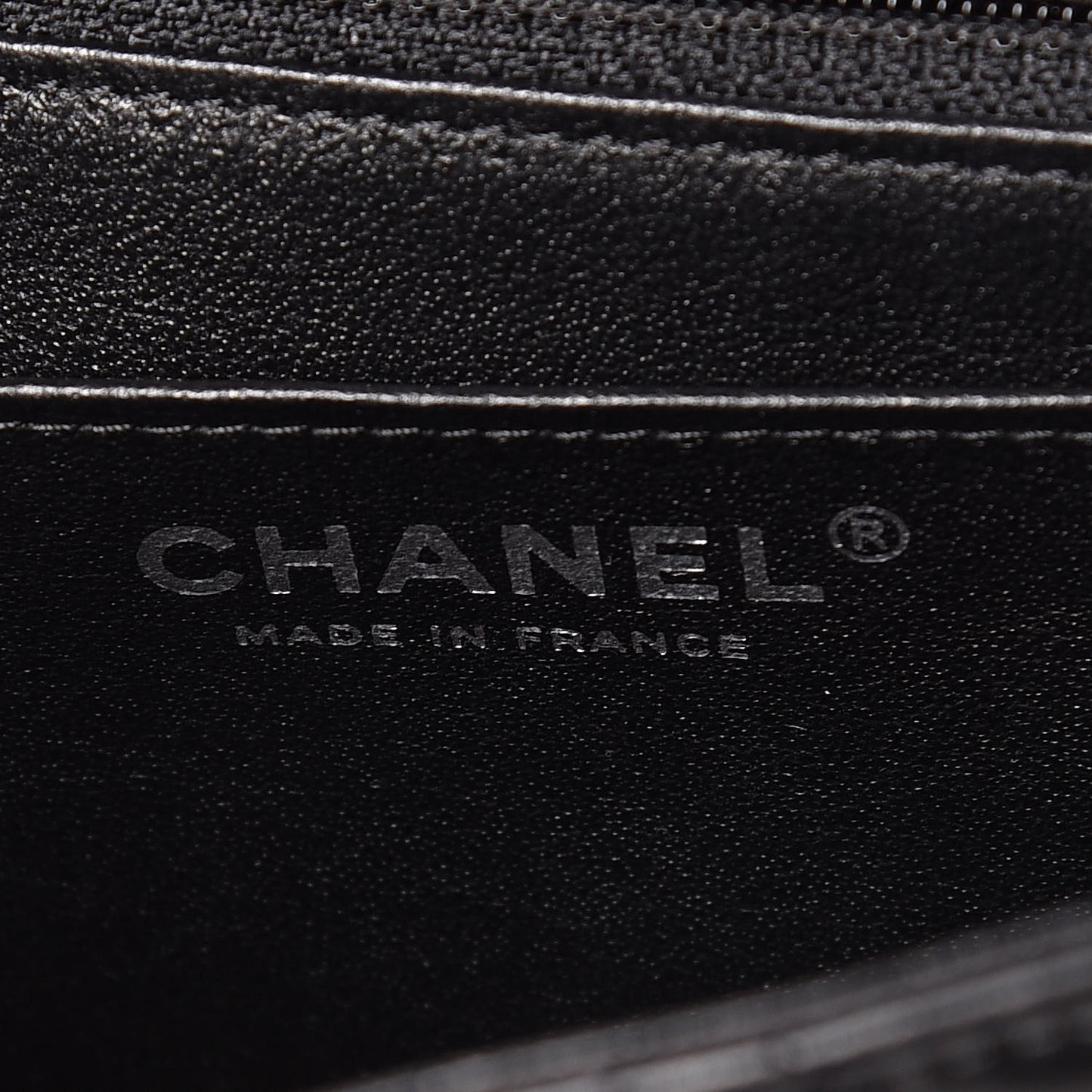 Lambskin Quilted Mini Square Flap Black