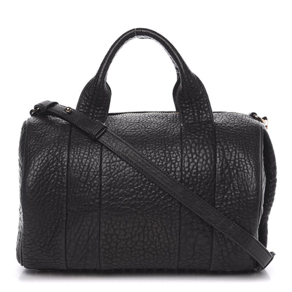 Alexander Wang Pebbled Lambskin Rocco Black Rose Gold Hardware 1 of 9
