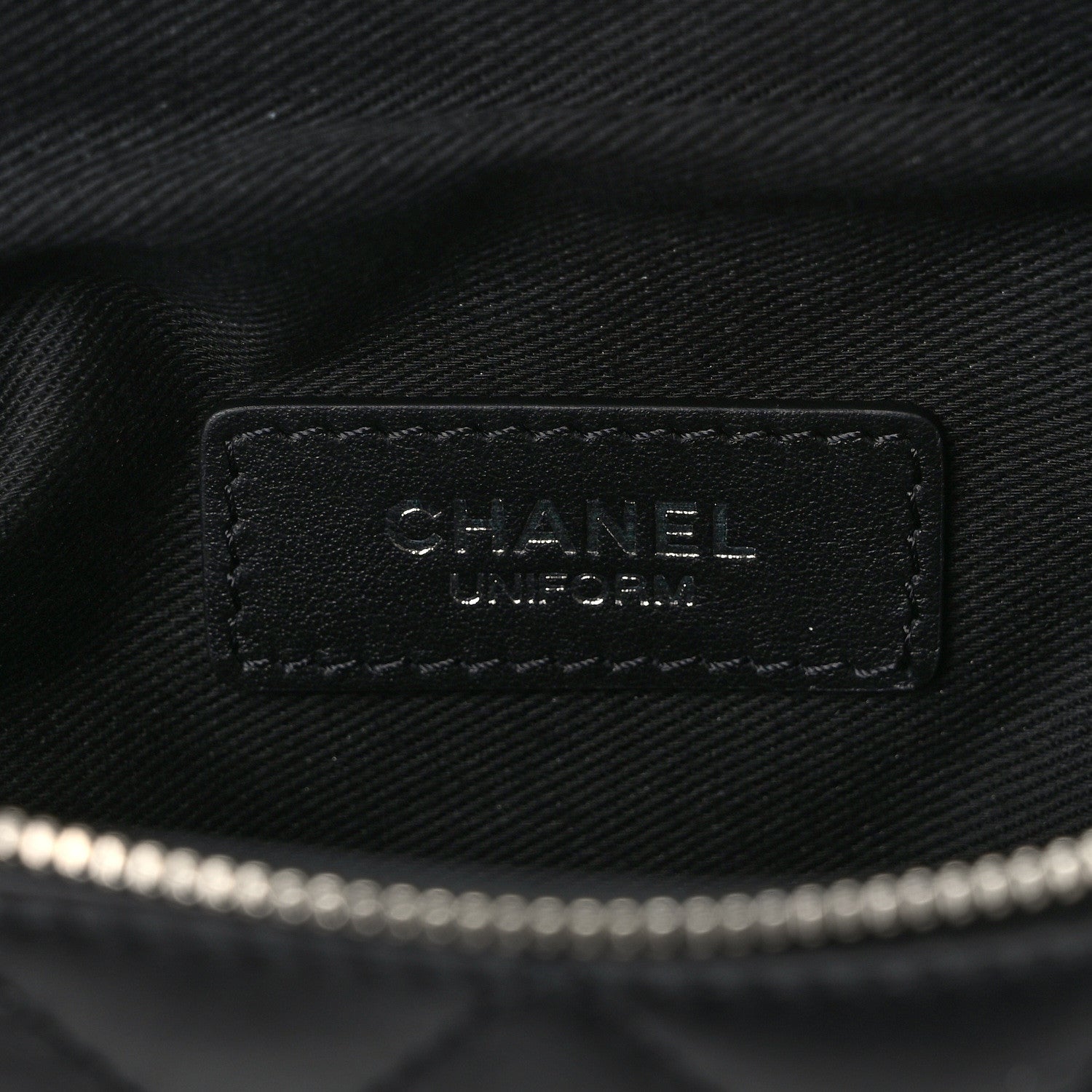 Chanel Calfskin Quilted Waist Belt Bag Black 6 of 10