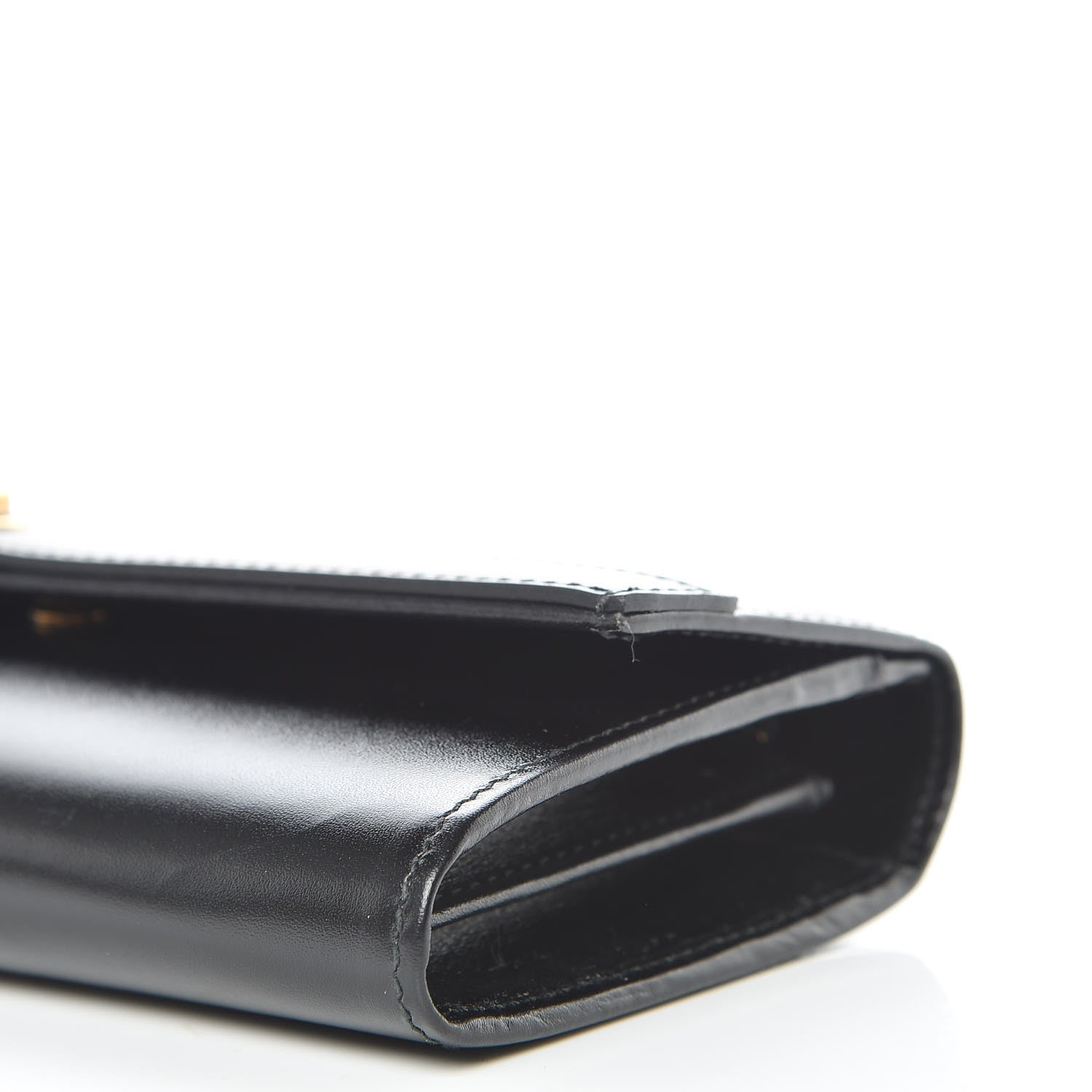 Gucci Calfskin Buckle Wallet Black 7 of 12