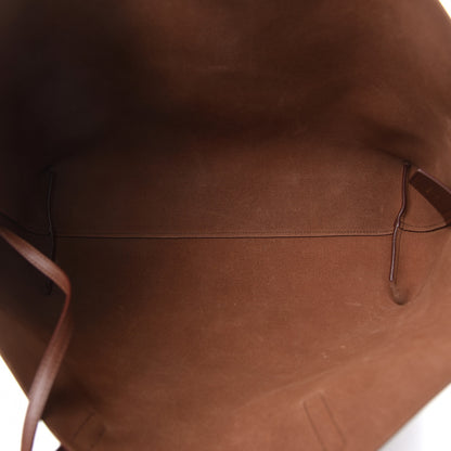 Saint Laurent Calfskin Large Shopping Tote Old Brandy 6 of 11