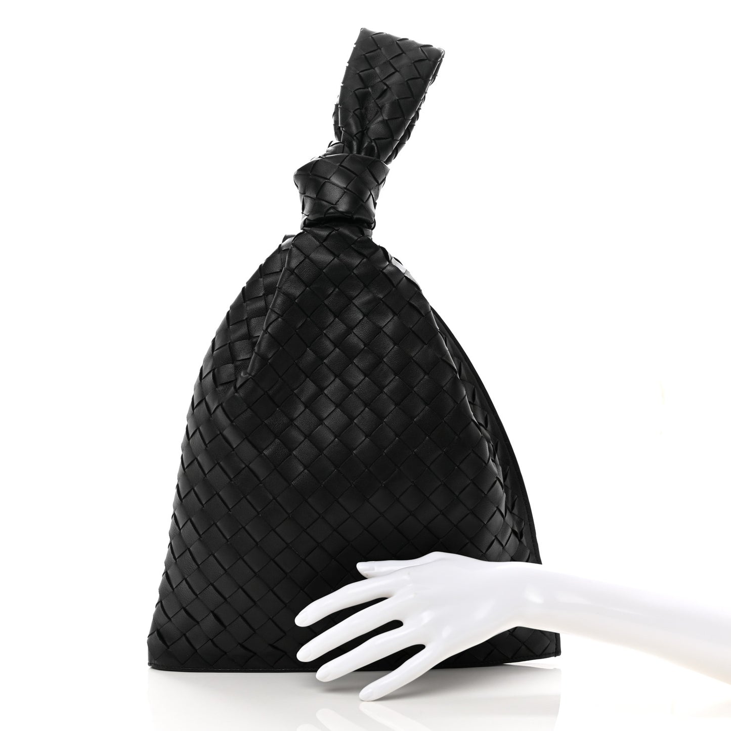 Nappa Intrecciato BV Twist Black