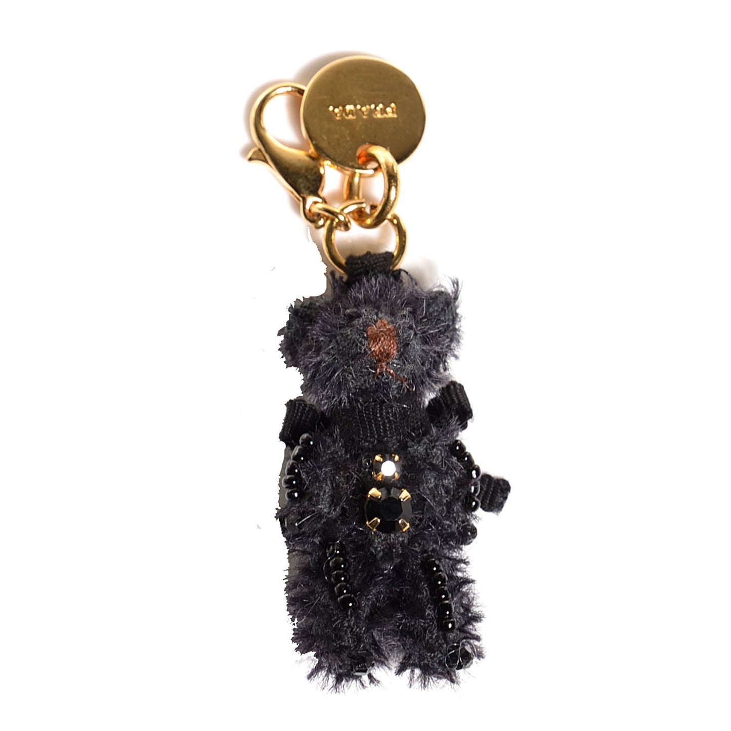 Teddy Bear Keychain Black