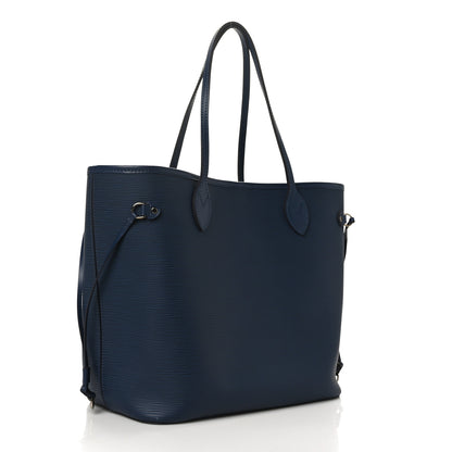 Louis Vuitton Epi Neverfull MM Indigo 3 of 9