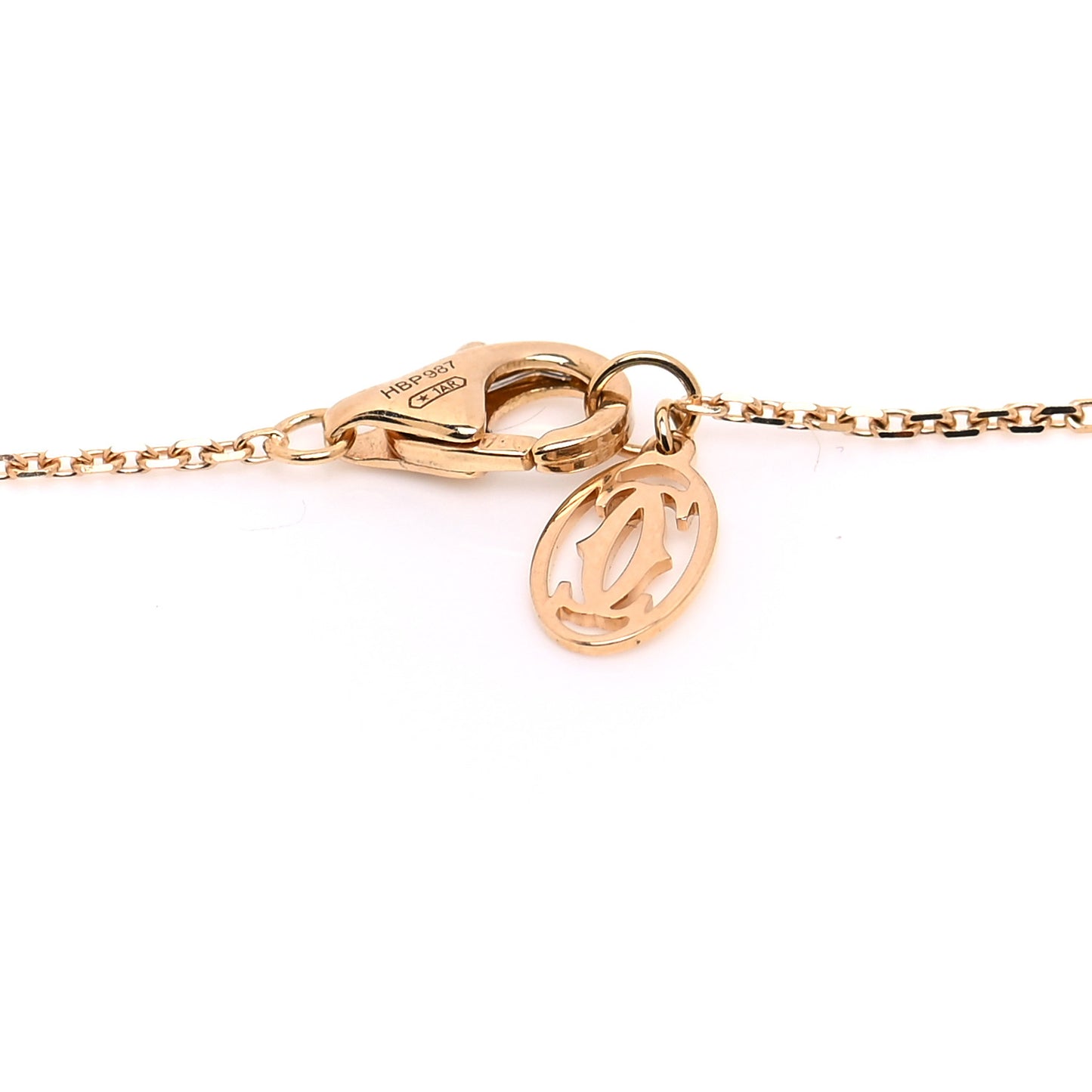 18K Yellow Gold Diamond XS D'Amour Pendant Necklace