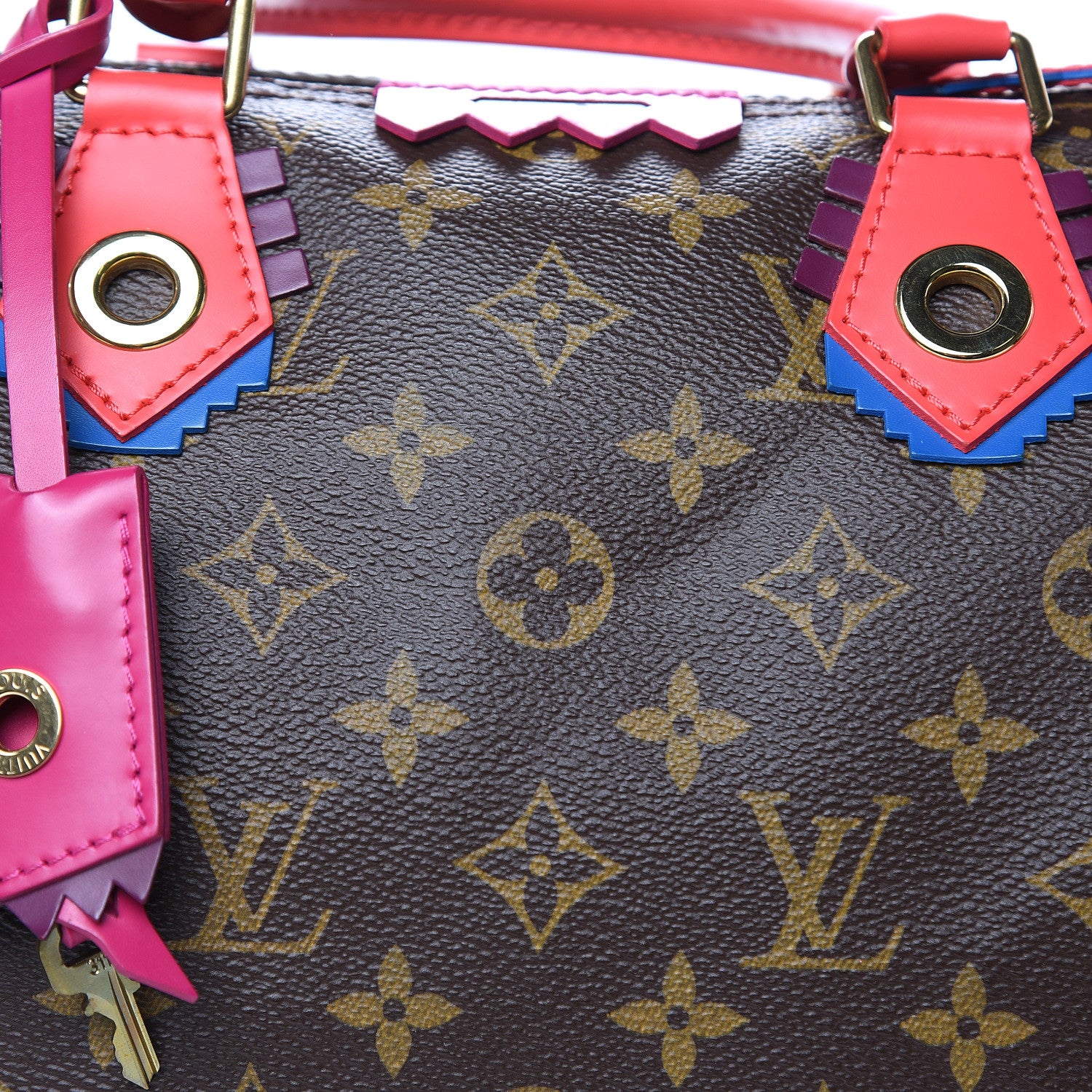 Louis Vuitton Monogram Totem Speedy 30 Flamingo 10 of 10