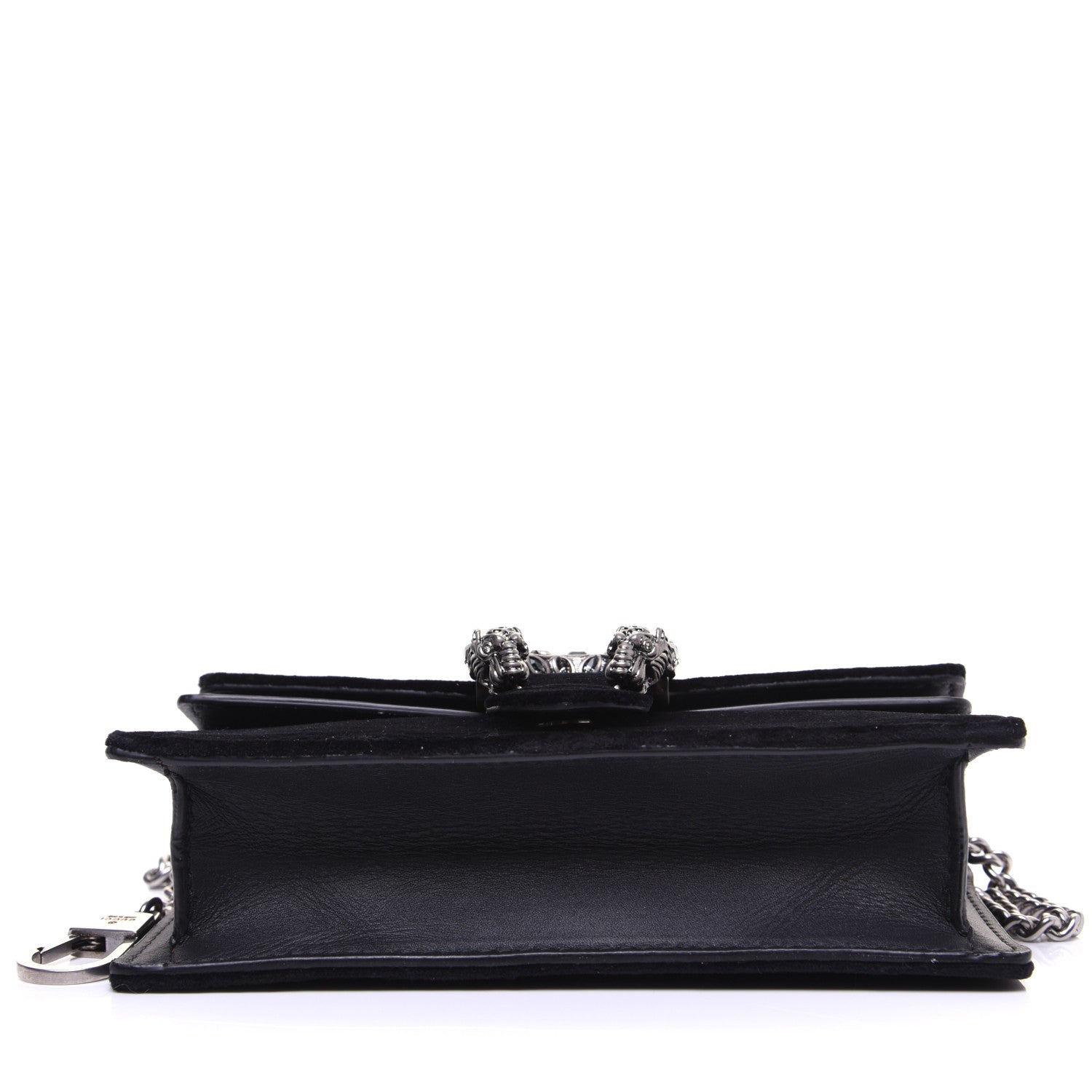 Gucci Velvet Super Mini Dionysus Shoulder Bag Black 9 of 13