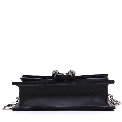 Gucci Velvet Super Mini Dionysus Shoulder Bag Black 9 of 13