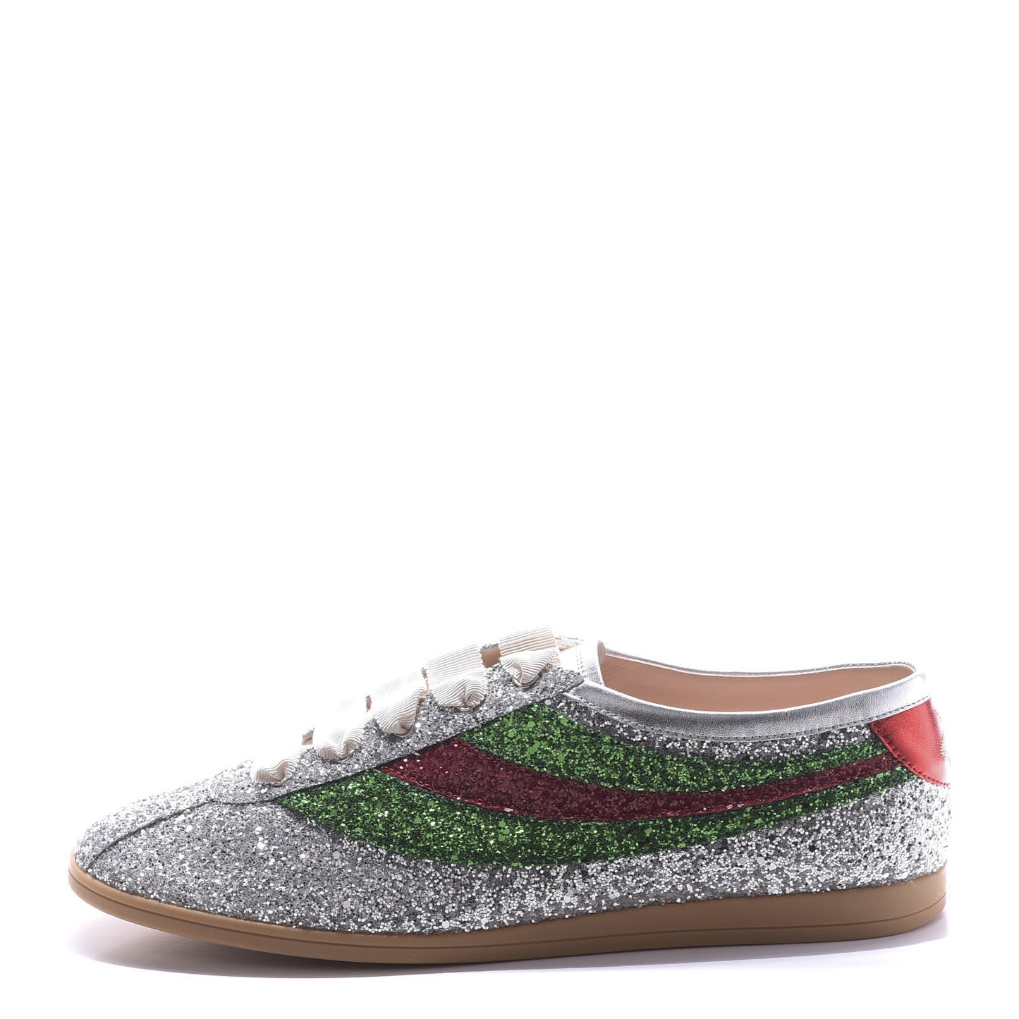 Glitter Fabric Web Mens Falacer Sneakers 11 Silver