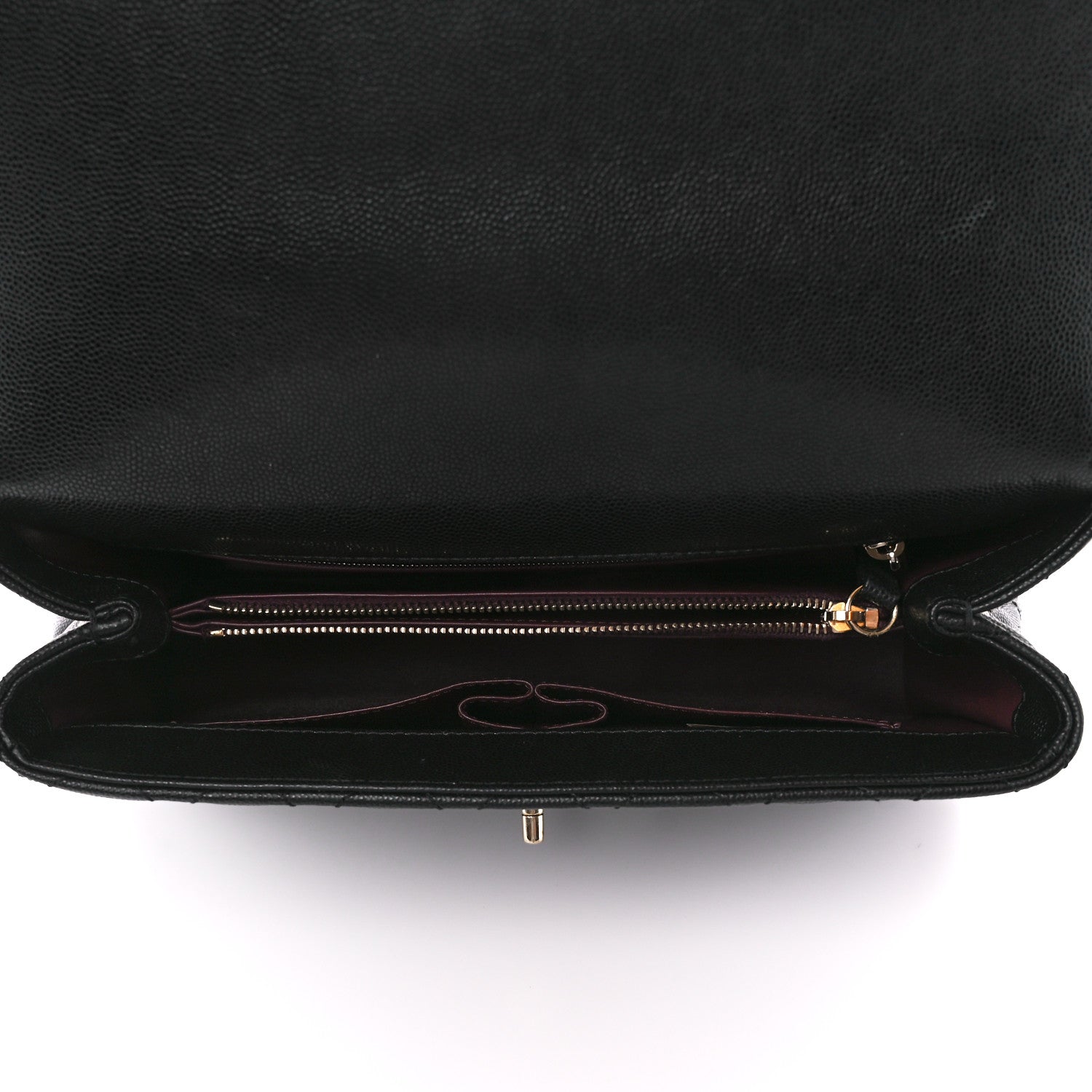 Chanel Caviar Quilted Small Coco Handle Flap Black 5 of 11