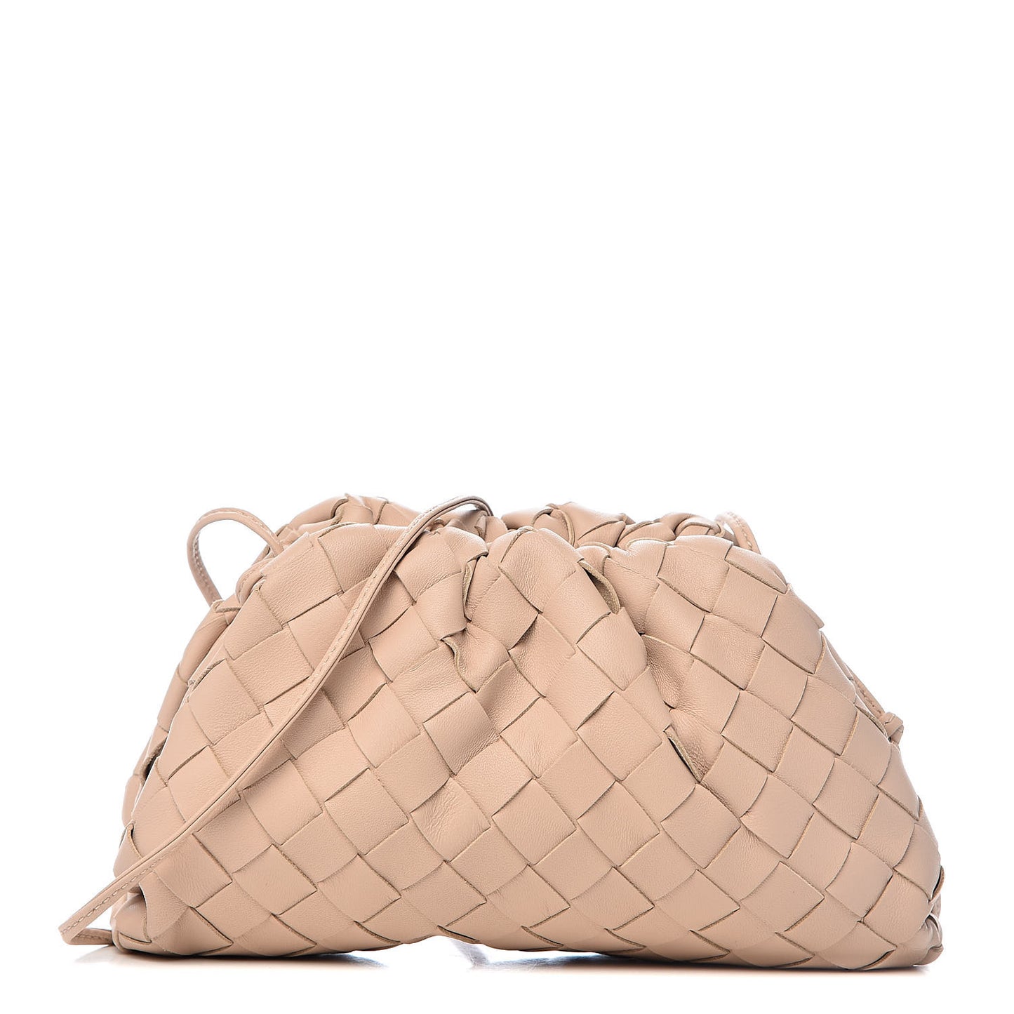 Nappa Intrecciato The Mini Pouch Almond