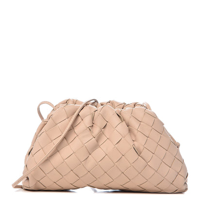 Bottega Veneta Nappa Intrecciato The Mini Pouch Almond 1 of 9