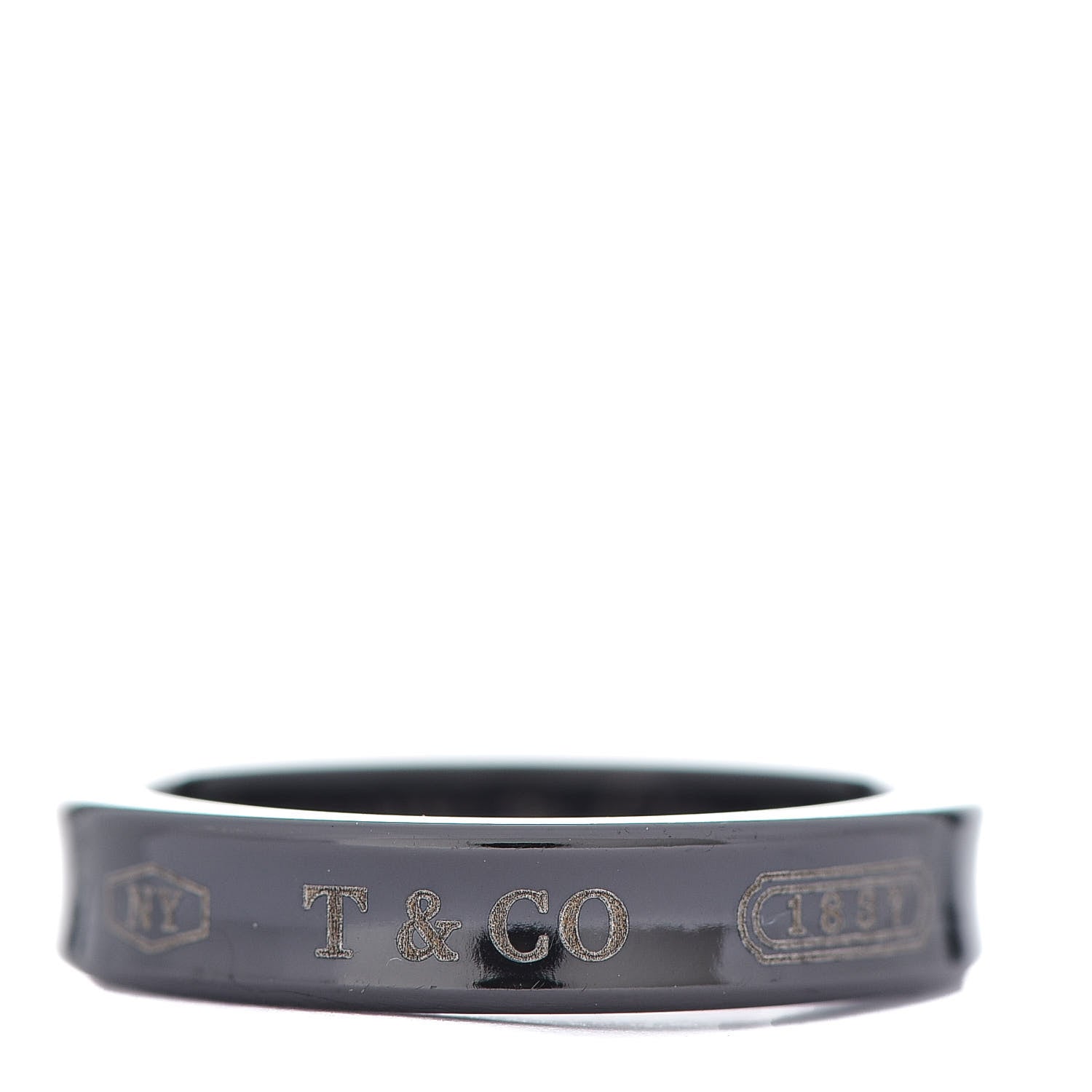 Tiffany Titanium 4mm Narrow 1837 Ring 52 6 1 of 6