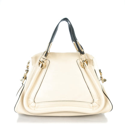 Chloe Calfskin Medium Military Paraty Black White 1 of 10