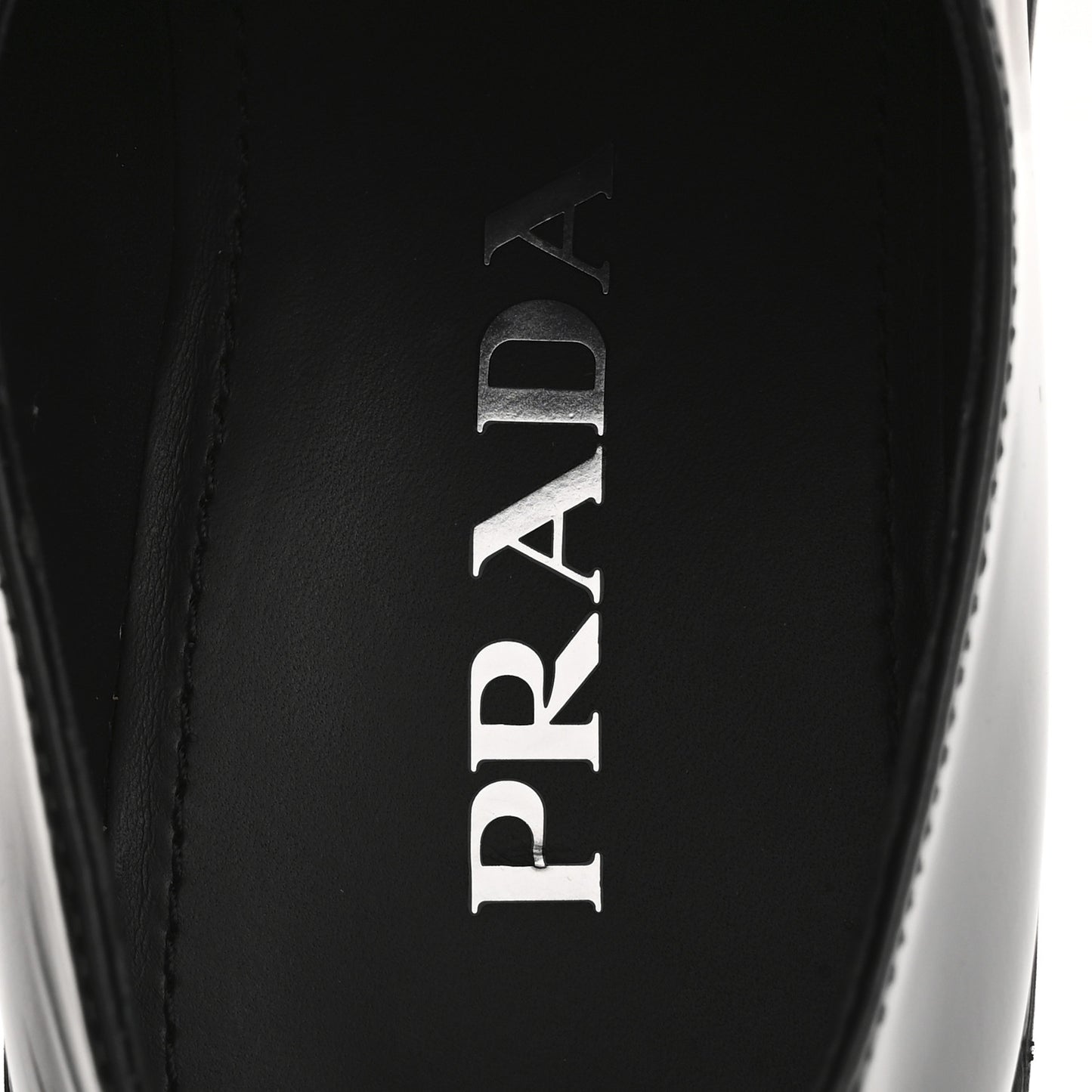 Spazzolato Metal Triangle Logo 50mm Loafers 37 Black