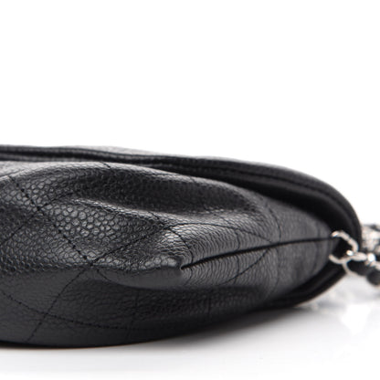 Chanel Caviar Half Moon Wallet On Chain WOC Black 7 of 11