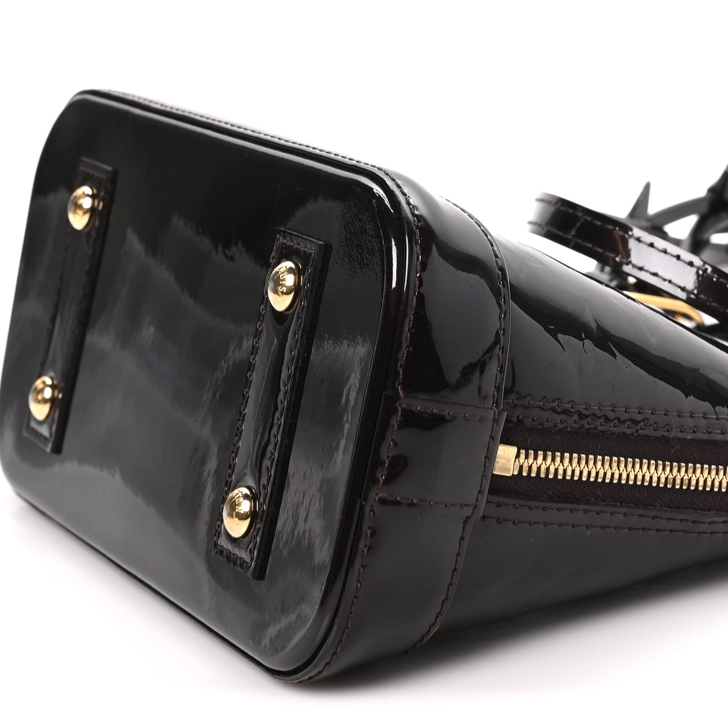 Louis Vuitton Vernis Alma BB Amarante 9 of 9