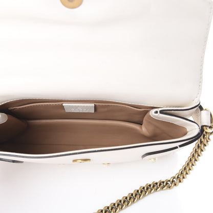 Gucci Nappa Pearl Studded Mini Queen Margaret Broadway Shoulder Bag Mystic White 4 of 7