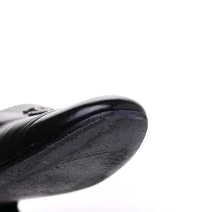 Chanel Lambskin CC Loafers 39 Black 12 of 19