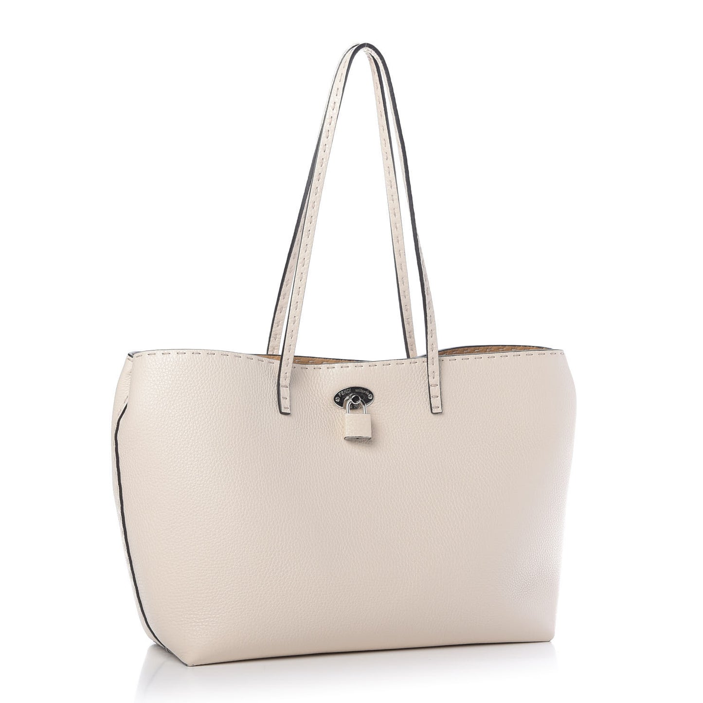 Cuoio Romano Selleria Bi-Color Carla Shopping Tote Camelia Miele Scuro
