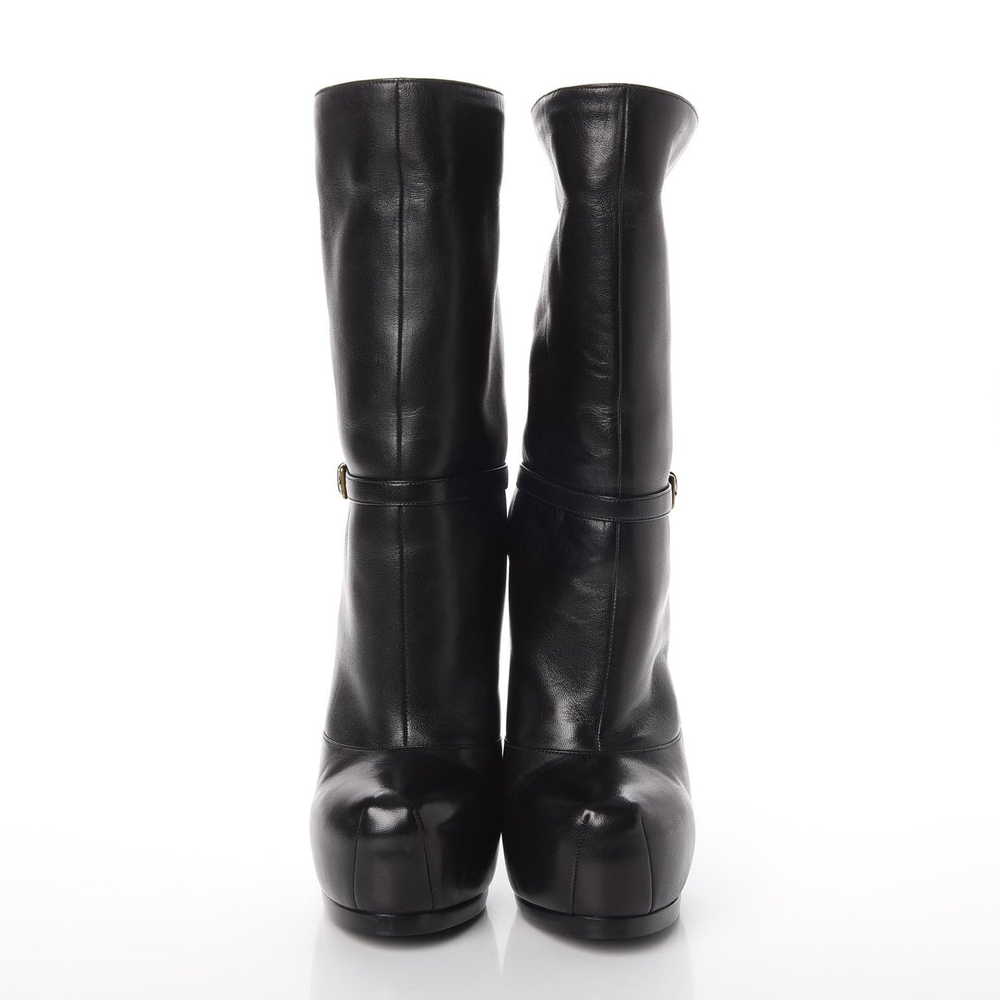 Nappa Shearling Tribtoo 105 Platform Boots Black
