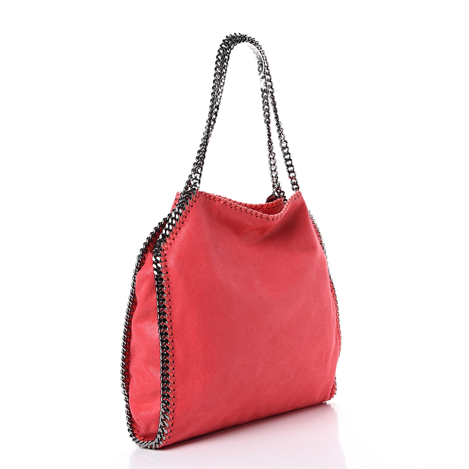Stella McCartney Shaggy Deer Small Falabella Tote Pink Fluo 2 of 9