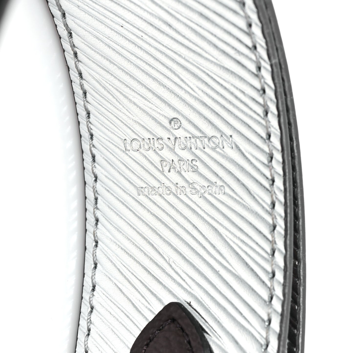 Epi Monogram Bandouliere Shoulder Strap Silver
