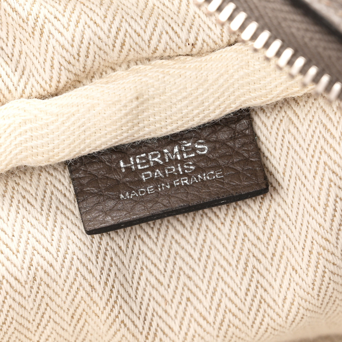 Hermes Taurillon Clemence Victoria II 12H Etoupe 6 of 10