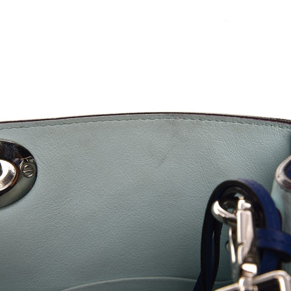 Christian Dior Smooth Calfskin Large Diorissimo Bag Navy Blue 15 of 25