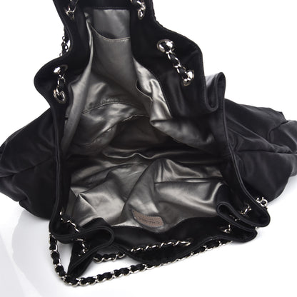 Chanel Satin Melrose Hobo Black 5 of 13