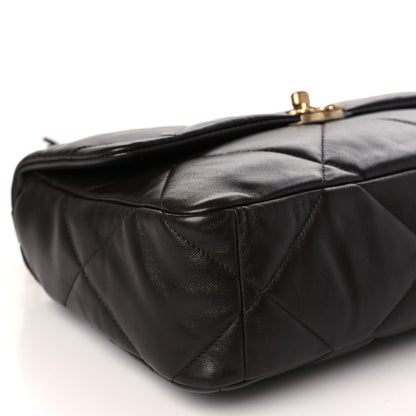 Chanel Lambskin Quilted Large Chanel 19 Flap Dark Brown 8 of 9