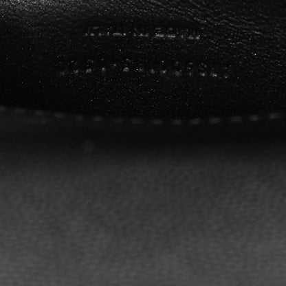 Saint Laurent Grain De Poudre Textured Mixed Matelasse Triquilt Medium Monogram Satchel Black 7 of 11