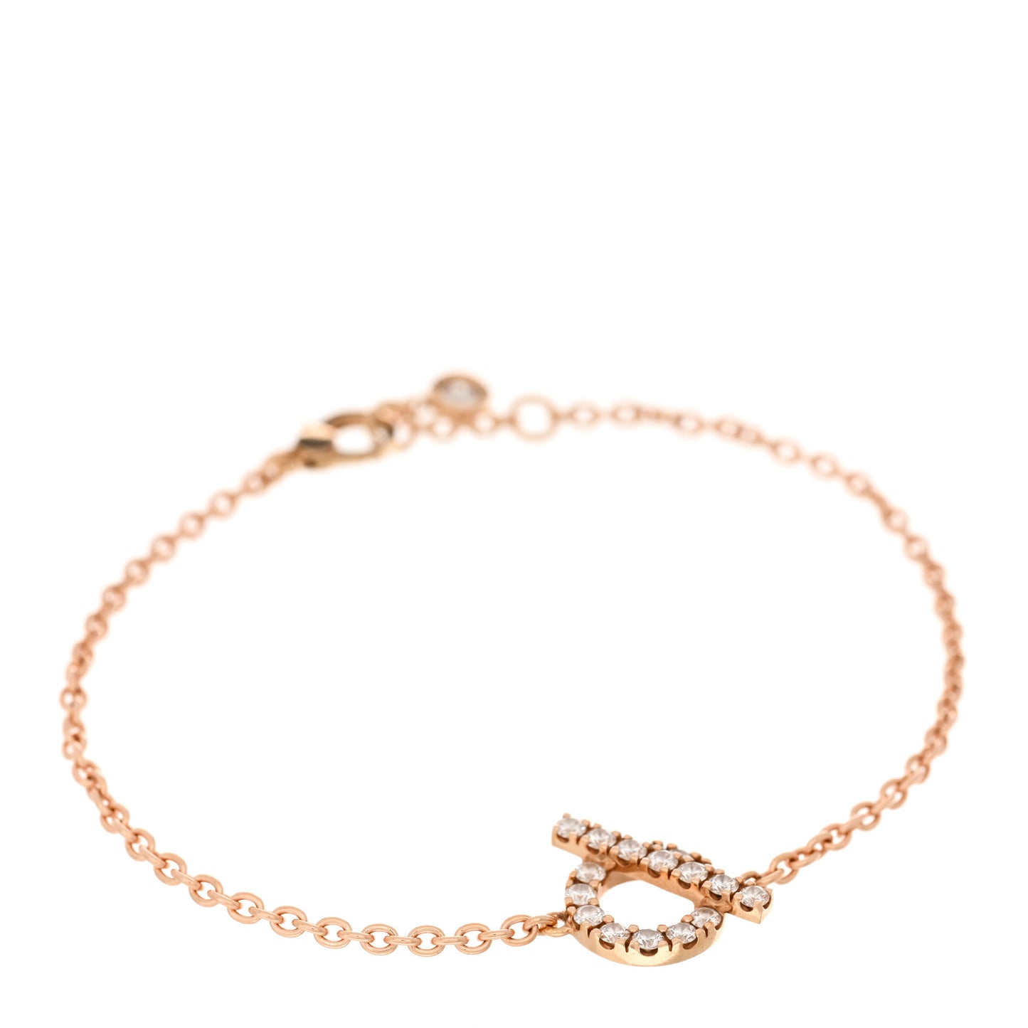 18K Rose Gold Diamond Finesse Bracelet ST