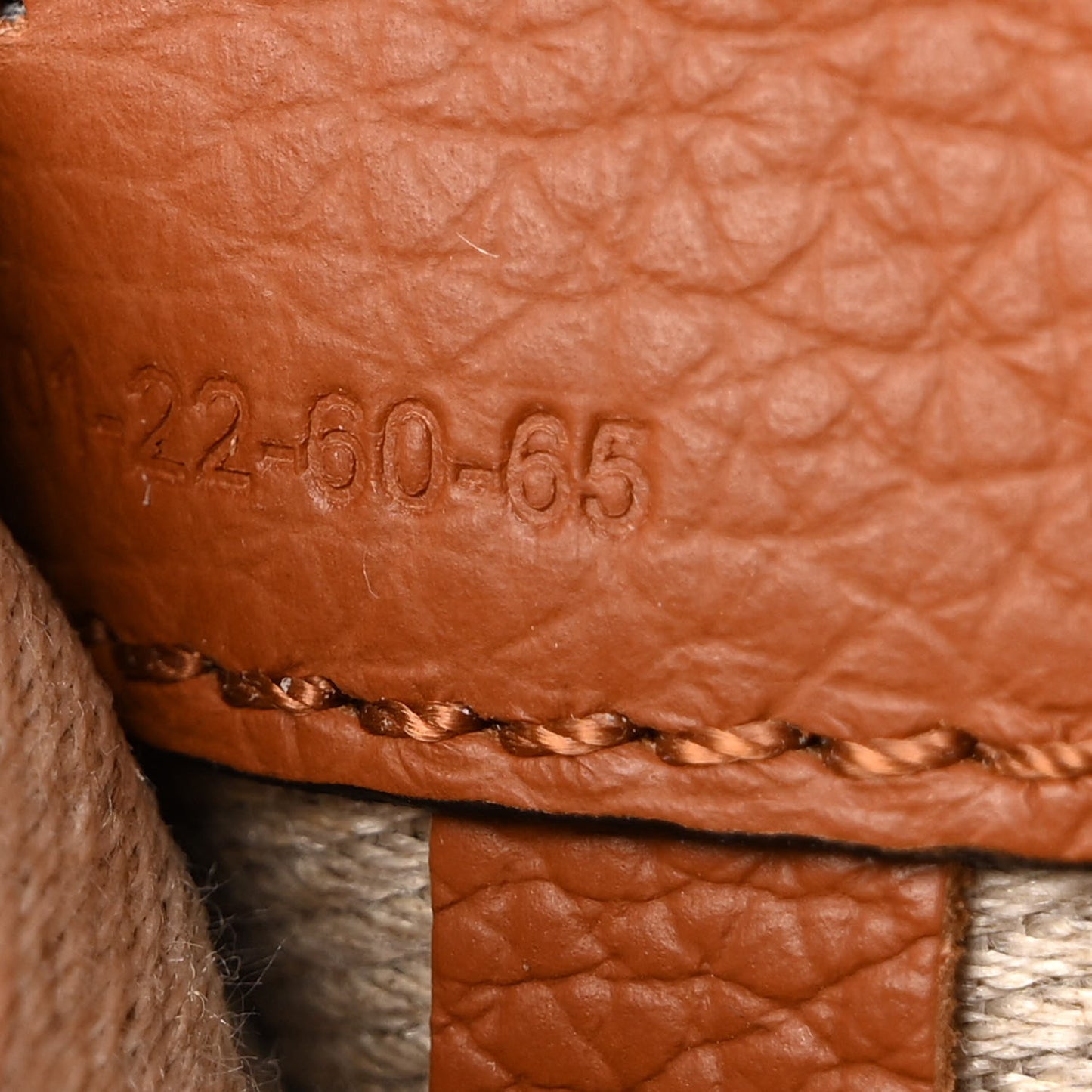 Raffia Small Grain Calfskin Medium Marcie Basket Tan