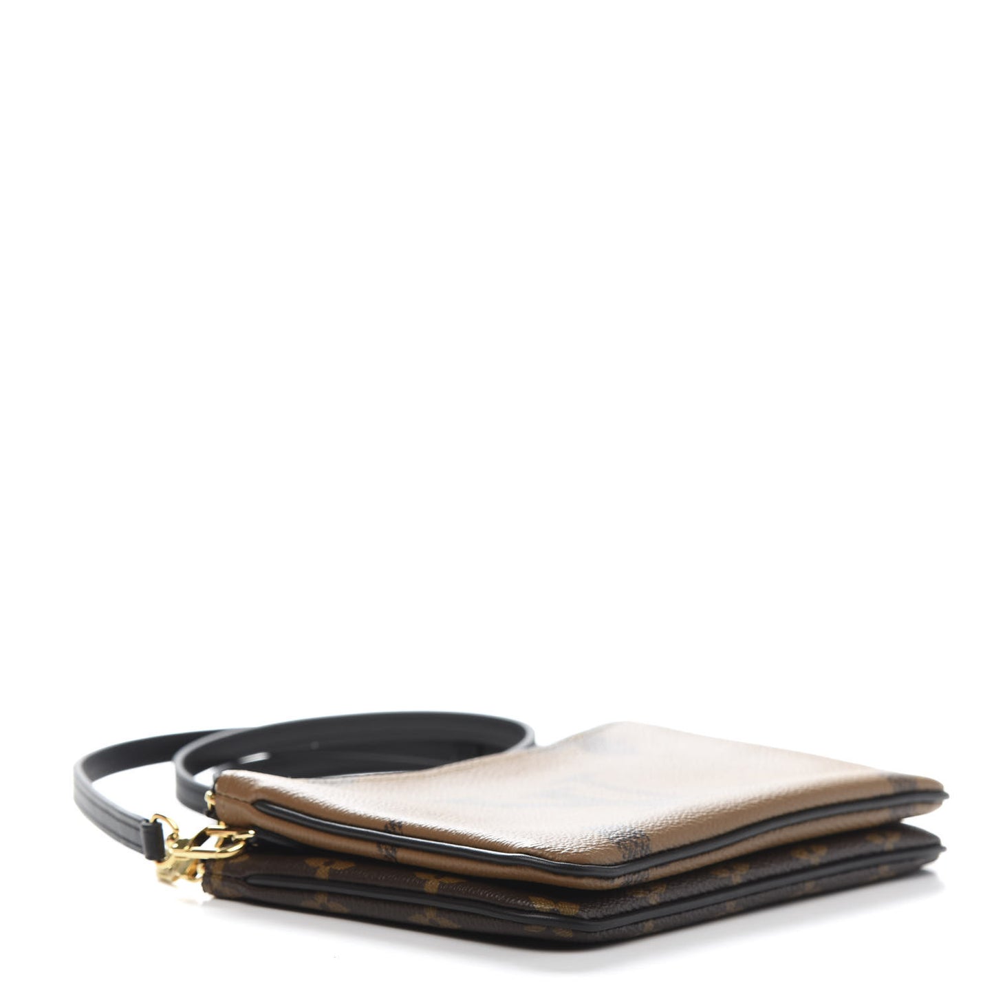 Reverse Monogram Giant Double Zip Pochette