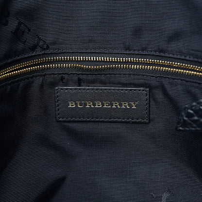 Burberry Signature Grain Calfskin Medium Welburn Tote Black 5 of 9