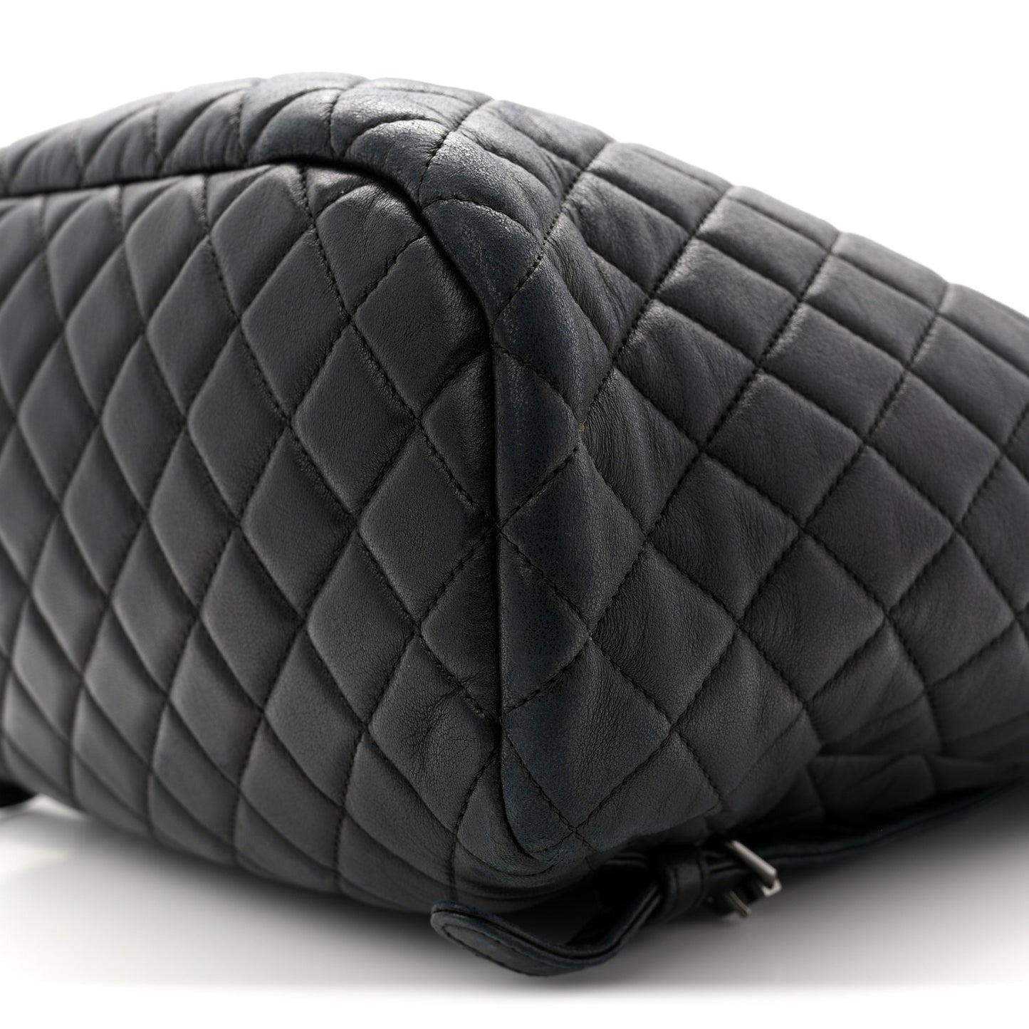Calfskin Quilted Small Urban Spirit Backpack Black