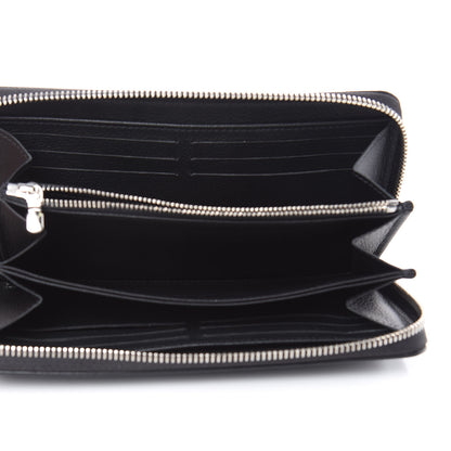 Louis Vuitton Calfskin Zippy Lockme Wallet Black 5 of 13