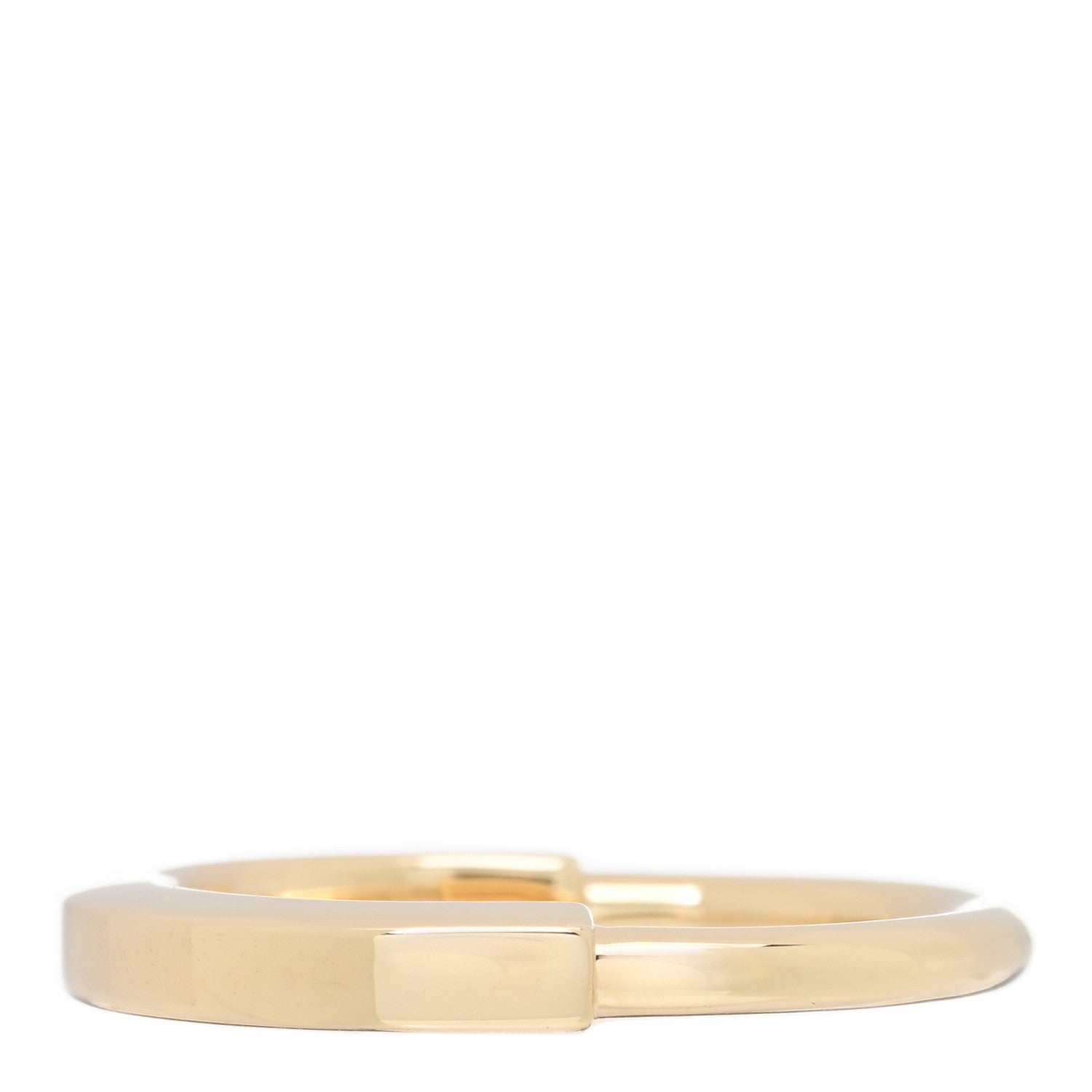Tiffany 18K Yellow Gold Lock Ring 50 5.5 1 of 6