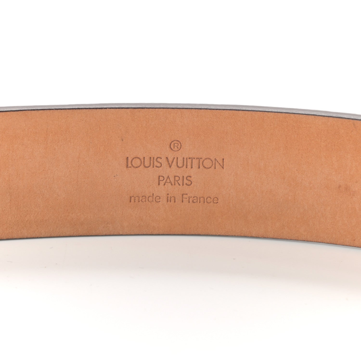 Louis Vuitton Damier Ebene LV Paris Buckle Belt 80 32 Silver 3 of 8
